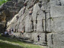 Escalade en pleine nature