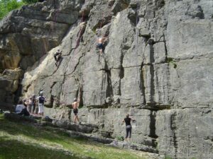 Escalade en pleine nature